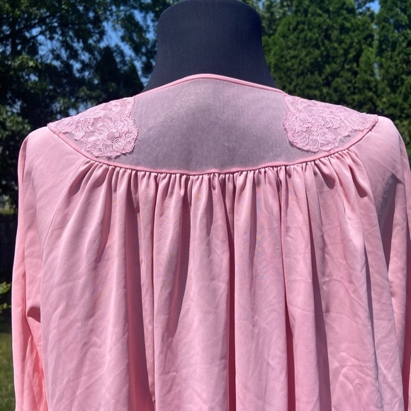Vintage Pink Peignoir by Shadow Line - Picture 6 of 8